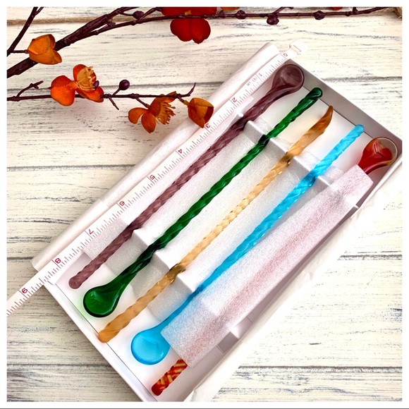 NWOT✨Handcrafted Glass Stirring Spoons - Picture 6 of 6